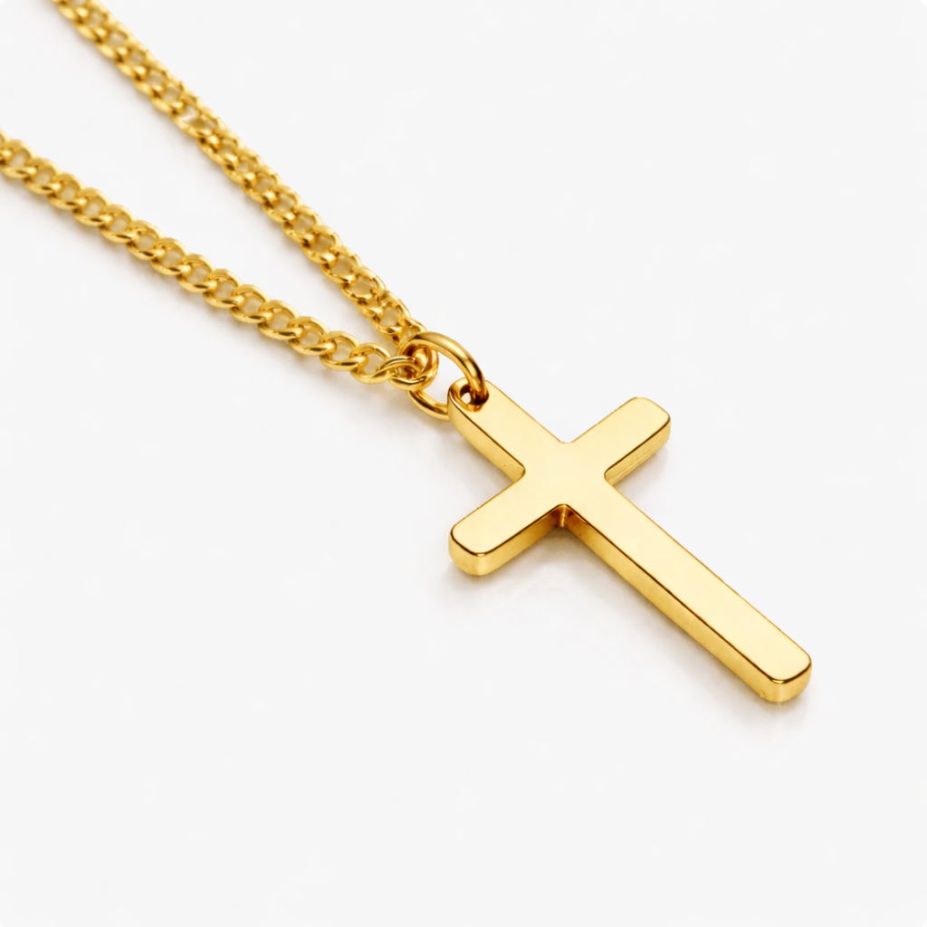 XL CROSS CHAIN | GOLD