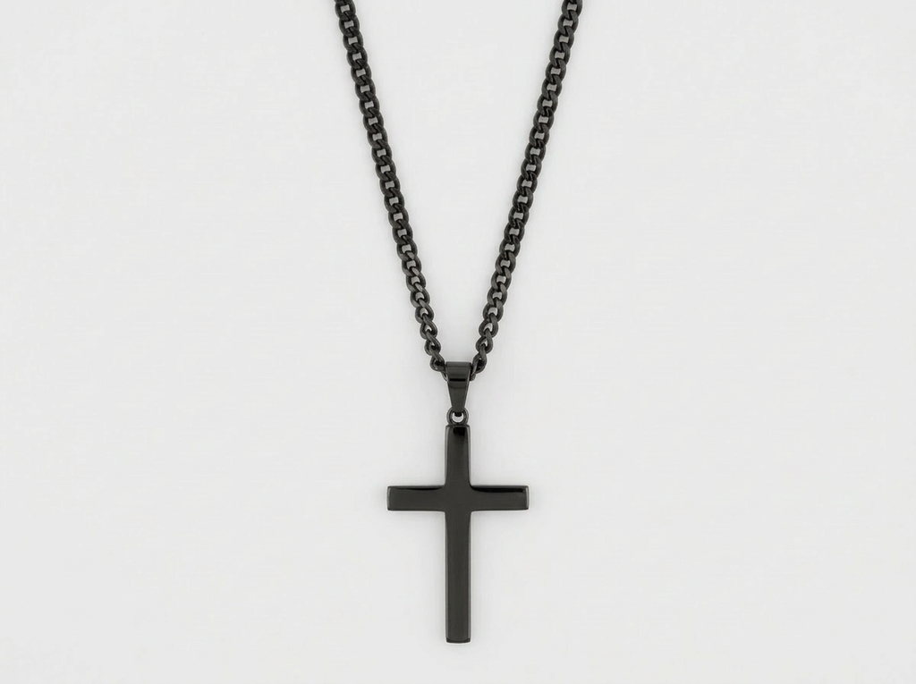 XL CROSS CHAIN | BLACK