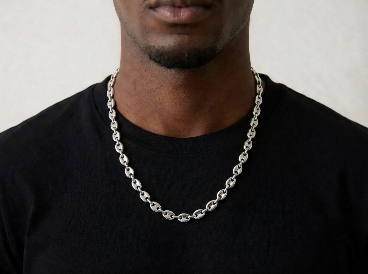 COFFEE BEAN CHAIN | SILVER
