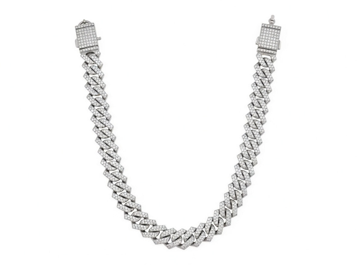 ICED CUBAN CHAIN | SILVER