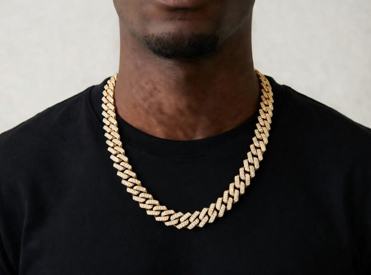 ICED CUBAN CHAIN | GOLD