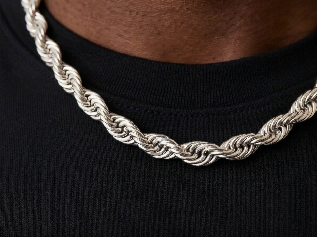 ROPE CHAIN | SILVER