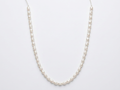 RICE PEARL CHAIN | WHITE