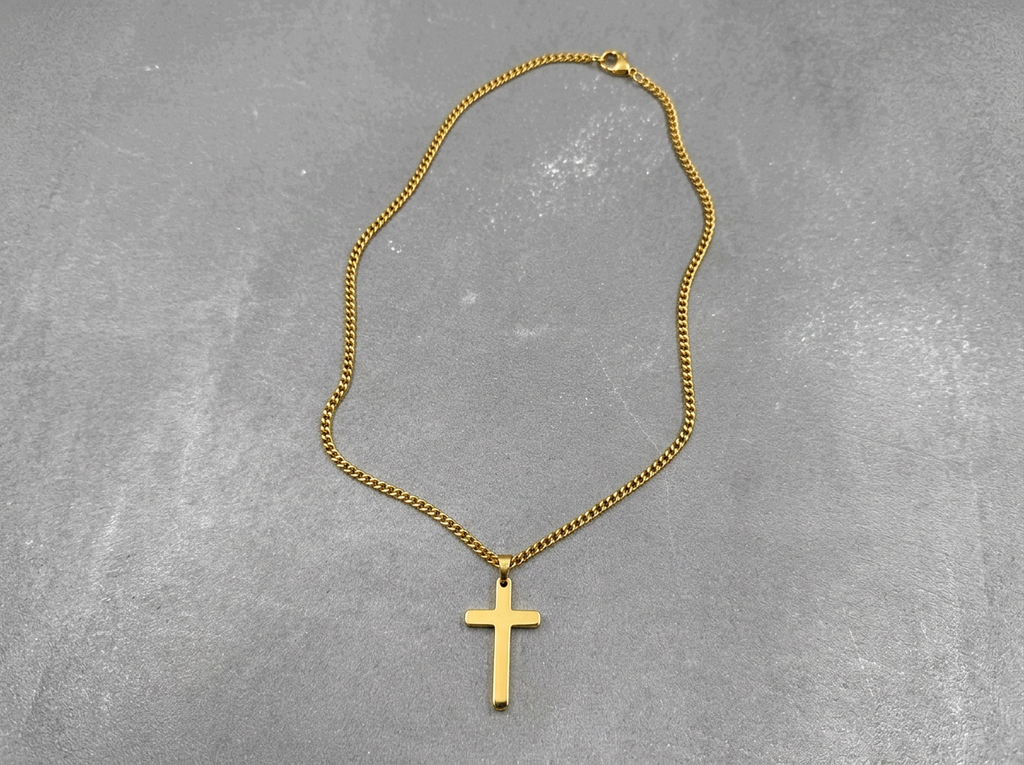 XL CROSS CHAIN | GOLD