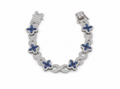 ICED MARQUISE BRACELET | BLUE