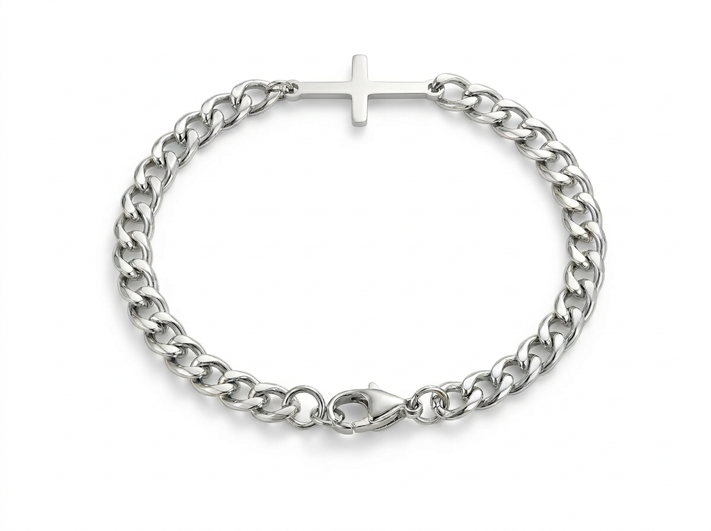 CROSS BRACELET | SILVER