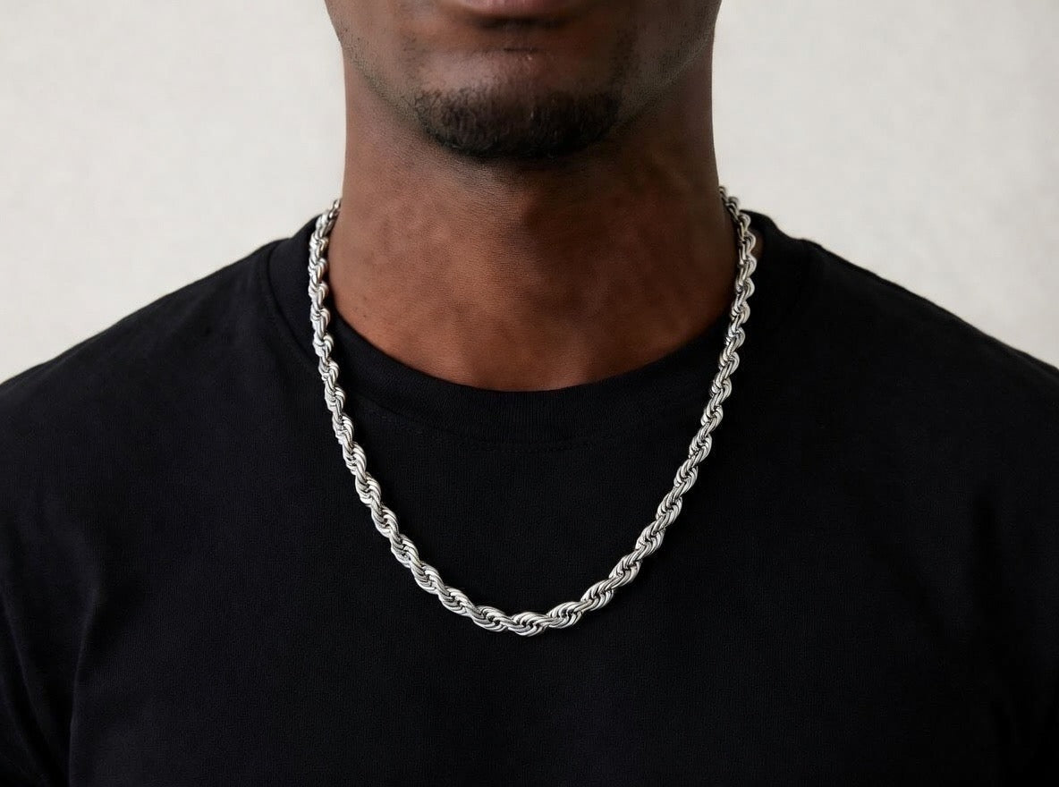 ROPE CHAIN | SILVER