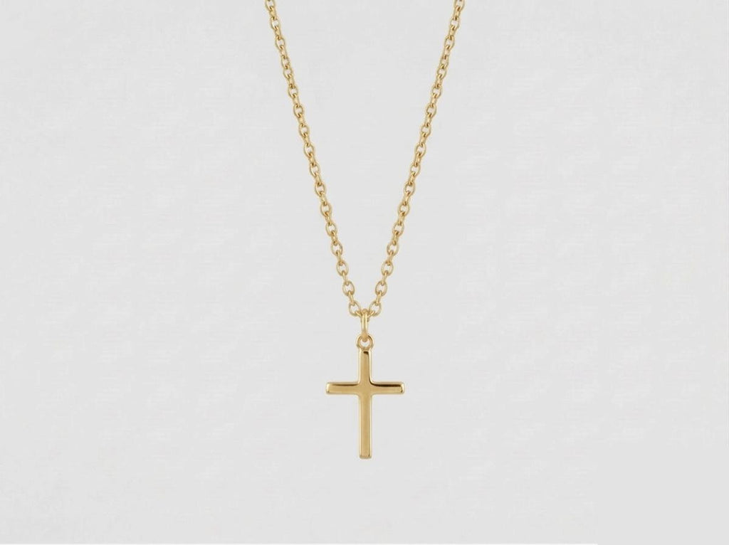 MINIMAL CROSS CHAIN | GOLD