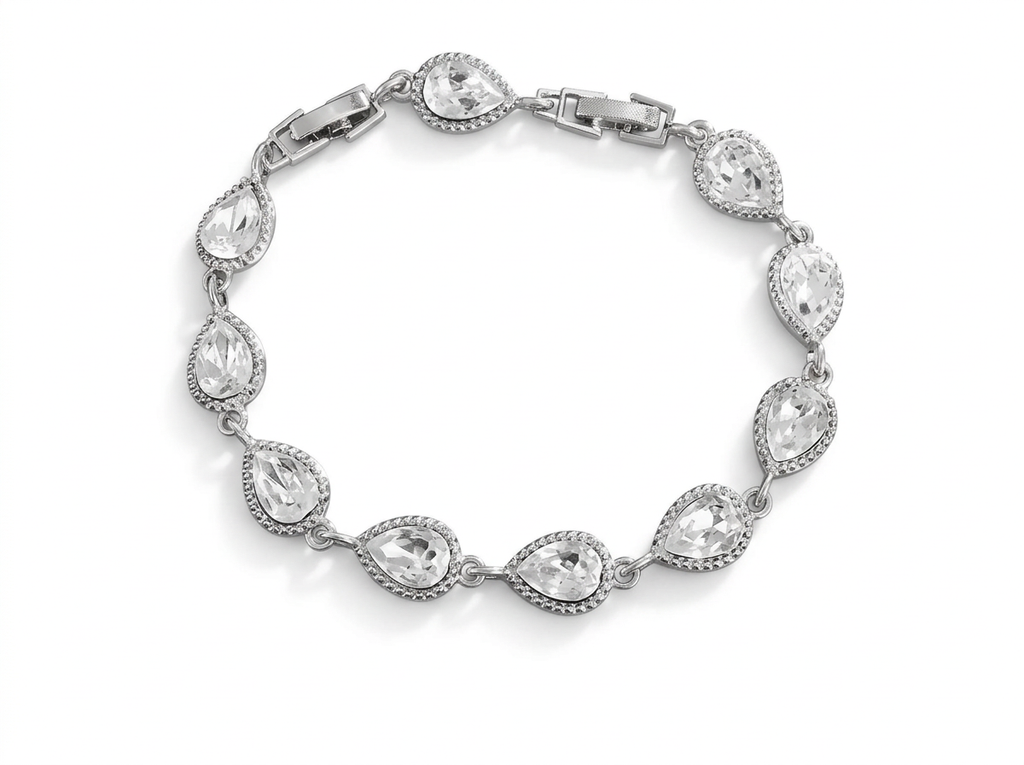 TEAR DROP BRACELET | SILVER