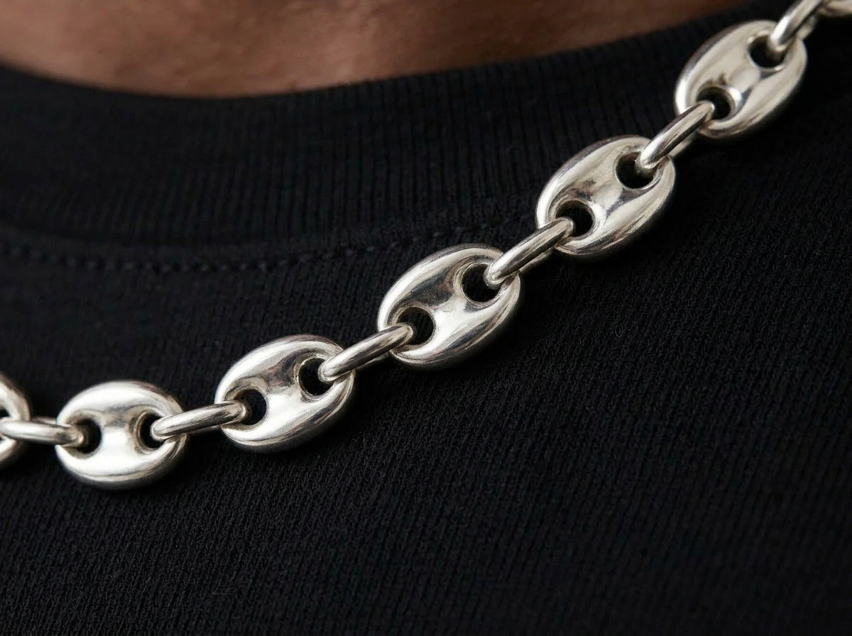 COFFEE BEAN CHAIN | SILVER