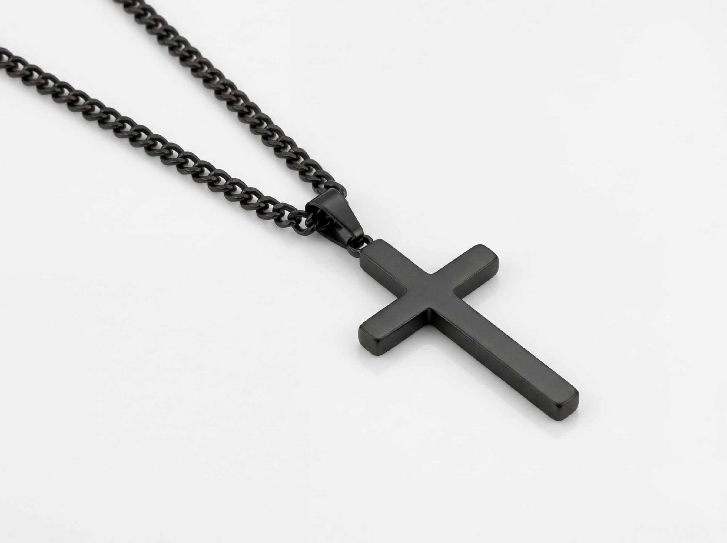 XL CROSS CHAIN | BLACK