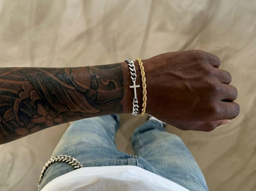 CROSS BRACELET | SILVER